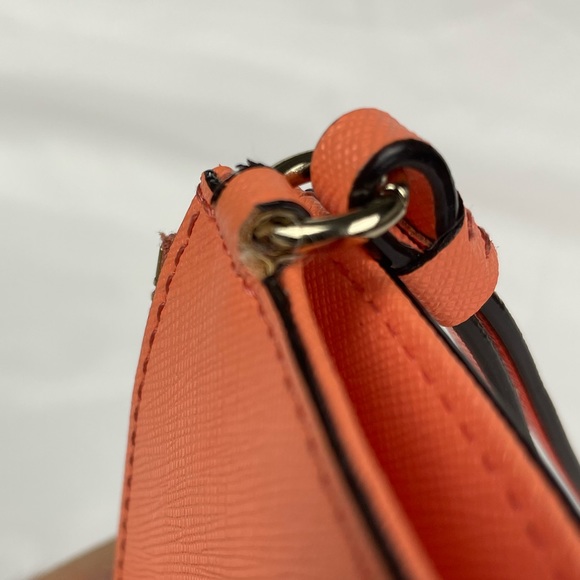 Kate Spade Cedar Street Slim Bee Salmon Saffiano Leather Wristlet - Picture 6 of 8